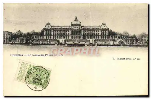 Cartes postales Bruxelles Le Nouveau Palais du Roi