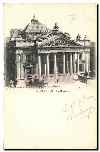 Cartes postales Bruxelles La Bourse