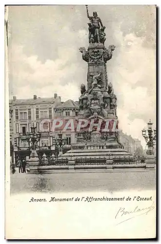Ansichtskarte AK Anvers Monument de l Affranchissement de l Escaut
