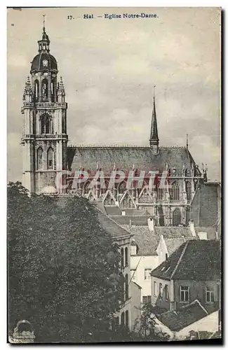 Cartes postales Hal Eglise Notre Dame