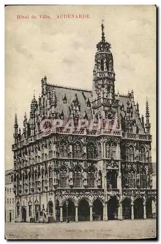 Cartes postales Hotel de Ville Audenarde