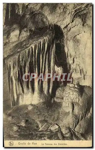 Cartes postales Grotte de Han Le Tonneau des Danaides