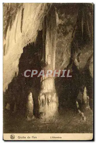 Cartes postales Grotte de Han L Alhambra