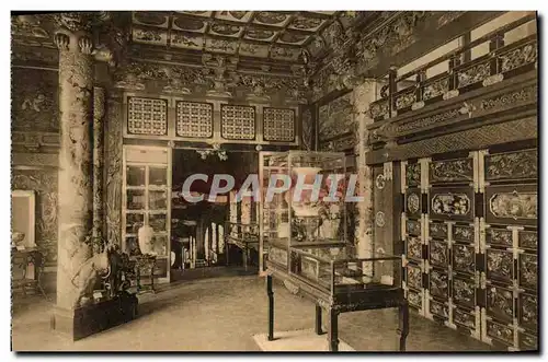 Ansichtskarte AK Bruxelles Laeken La Tour Japonaise Salon d honneur et dons de S M l Empereur du Japon