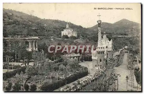 Ansichtskarte AK Barcelona Parque Guell