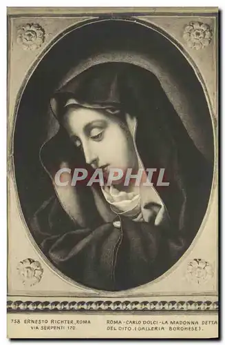 Ansichtskarte AK Roma Carlo Dolci La Madonna Detta Del Dito