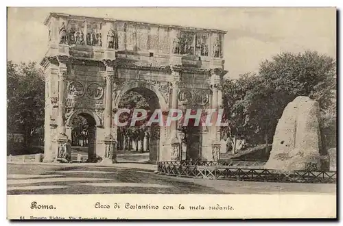 Cartes postales Roma Arco di Costantino con la meta sudante