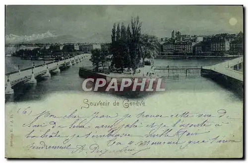 Cartes postales Souvenir de Geneve