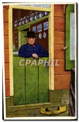 Cartes postales Marken Folklore
