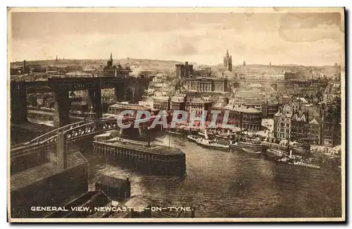 Ansichtskarte AK General View Newcastle on Tyne