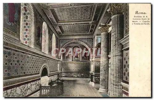 Cartes postales Roma Basilica di S Lorenzo fuori le mura Capella