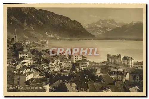 Cartes postales Montreux et Dents de Midi