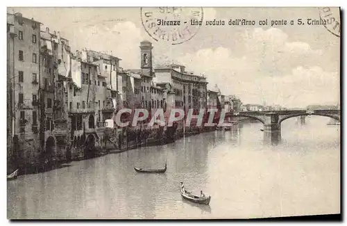 Cartes postales Firenze Une Veduta dell Arco col Ponte a S Trinita