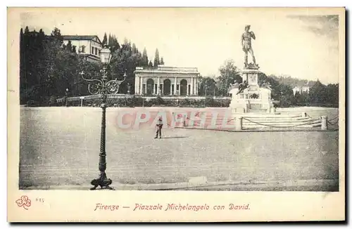 Cartes postales Firenze Piazzale Michelangelo con David