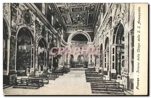 Cartes postales Firenze Intero della Chiesa della S S Annunziata