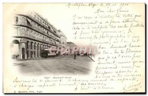 Cartes postales Alger Boulevard Carnot