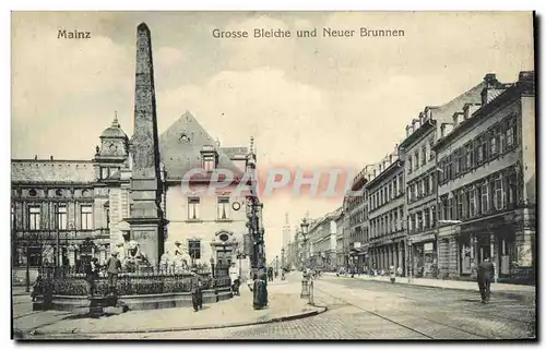 Cartes postales Mainz Grosse Bleiche Und Neuer Brunnen