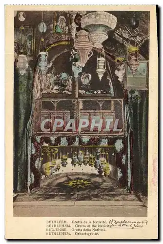 Cartes postales Bethleem Grotte de la nativite