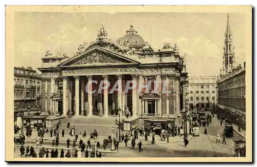 Cartes postales Bruxelles La Bourse