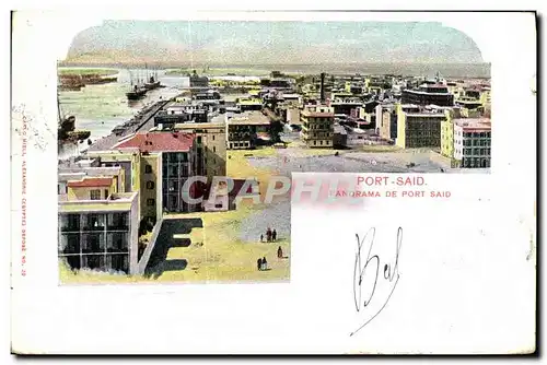 Ansichtskarte AK Port Said Panorama De Port Said Egypte