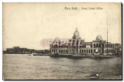 Cartes postales Port Said Suez Canal Office Egypte