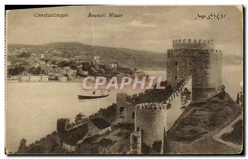 Cartes postales Constantinople Roumeli Hissar Turquie
