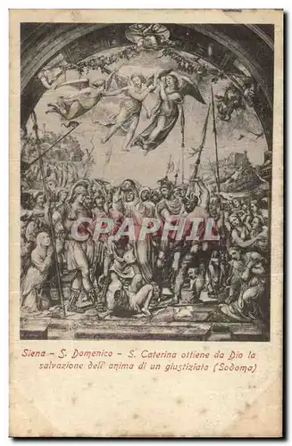 Cartes postales Siena Chiesa di Domenico s Caterina