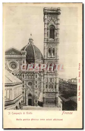 Cartes postales Firenze Campamile di Giotto