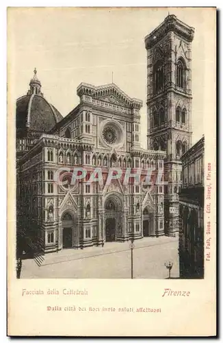 Cartes postales Firenze Facciata della cattedrale