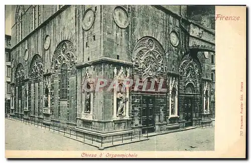 Cartes postales Firenze Chiesa d Orsanmichele