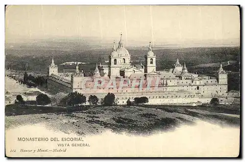 Ansichtskarte AK Monasterio Del Escorial Vista General