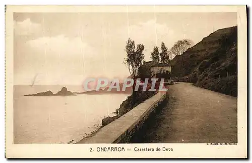 Ansichtskarte AK Ondarroa Carretera de Deva