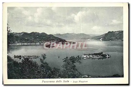 Cartes postales Panorama della Isole Lago Magglore