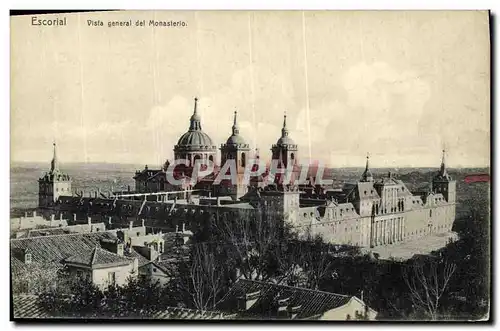 Ansichtskarte AK Escorial Vista General del Monasterio