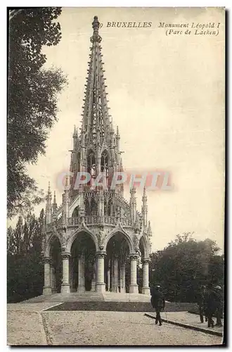 Cartes postales Bruxelles Monument Leopold