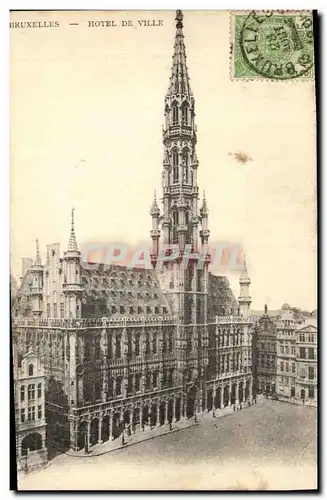 Cartes postales Bruxelles Hotel De Ville