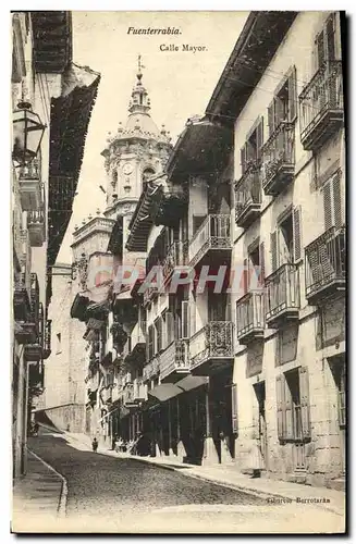 Cartes postales Fuenterrabia Calle Mayor