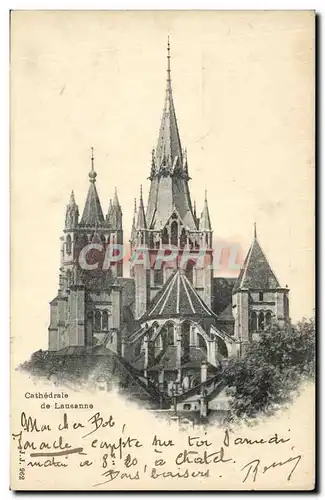 Cartes postales Cathedrale De Lausanne