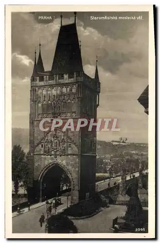 Cartes postales Praha Staromestska Mostecke