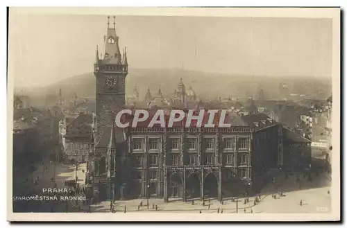 Cartes postales Praha Staromestska Radnice