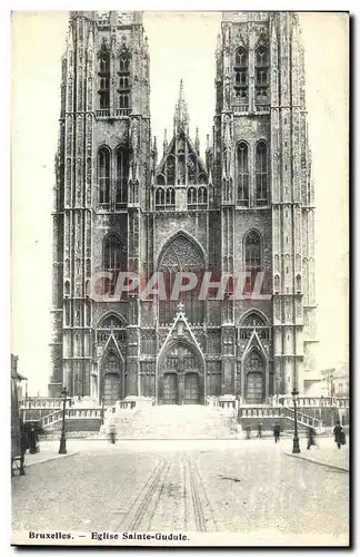 Cartes postales Bruxelles Eglise Saint Gudule