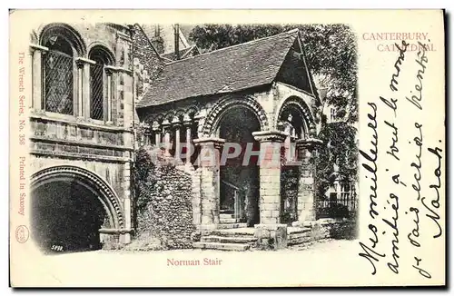 Ansichtskarte AK Norman Stair Canterbury cathedral