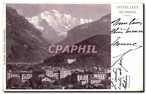 Cartes postales Interlaken Mit Jungfrau