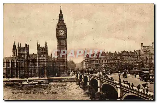 Cartes postales Westminster Bridge London