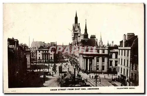 Cartes postales Union Street From East End Aberdeen