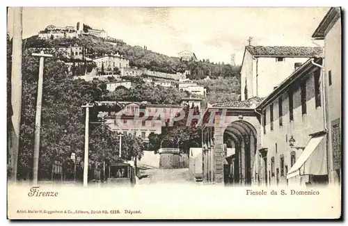 Cartes postales Firenze Fiesole da S Domenico