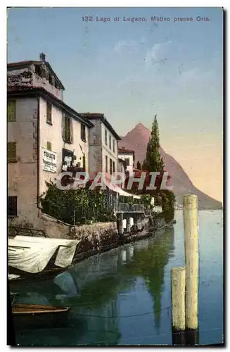 Cartes postales Lago di Lugano Motivo Presso Oria