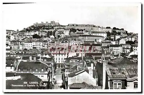 Cartes postales Lisboa Panorama e Castelo S Jorge