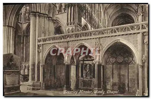 Ansichtskarte AK Beverley Minster Lady Chapel