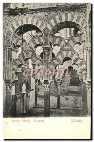 Cartes postales Cordoba Interior Mirahb Mezquita